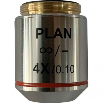 Объектив планахроматический LEVENHUK MED 4x/беск