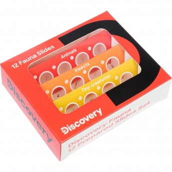 Набор микропрепаратов LEVENHUK DISCOVERY «Фауна», 12 шт.